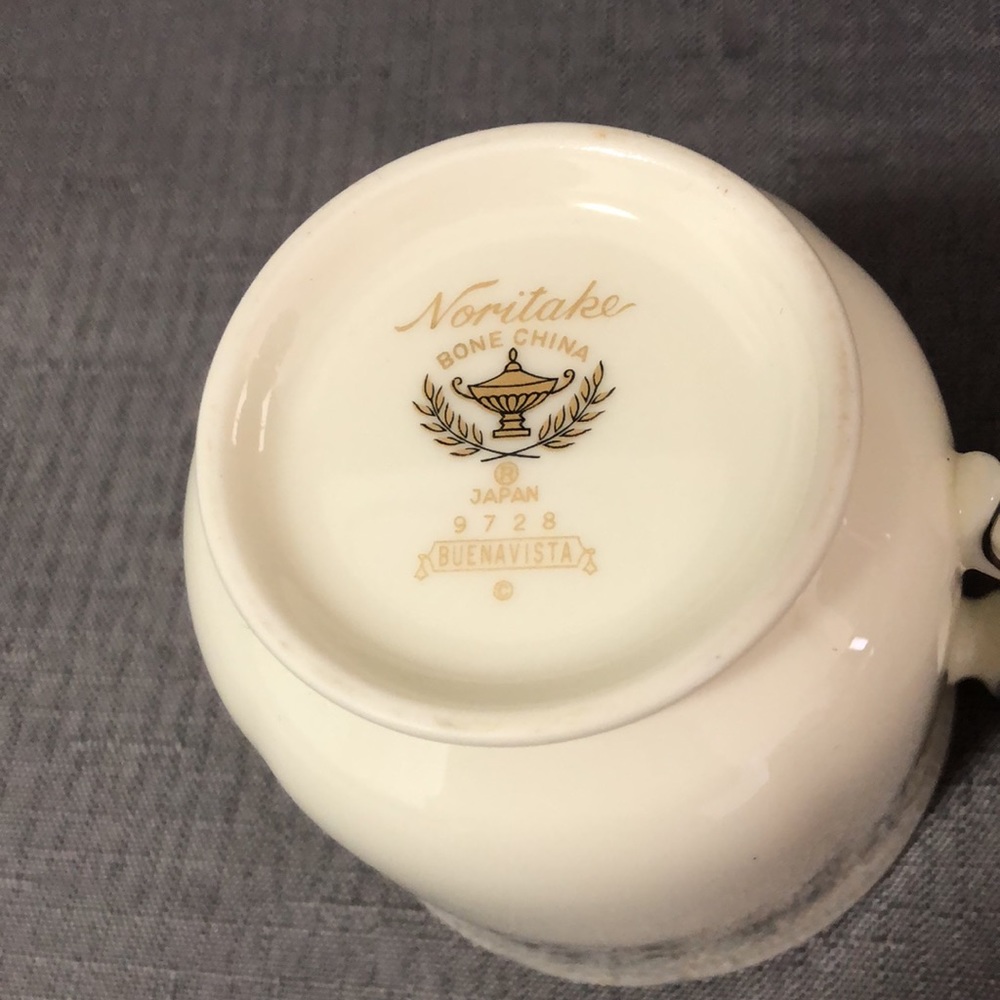 🌟ECU🌟VINTAGE NORITAKE🌟FINE BONE CHINA. BUENAVISTA PATTERN. 3 SETTINGS EA 5PC. - Picture 10 of 12